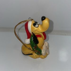 Disney Pluto with Wreath Christmas ornament nwt
